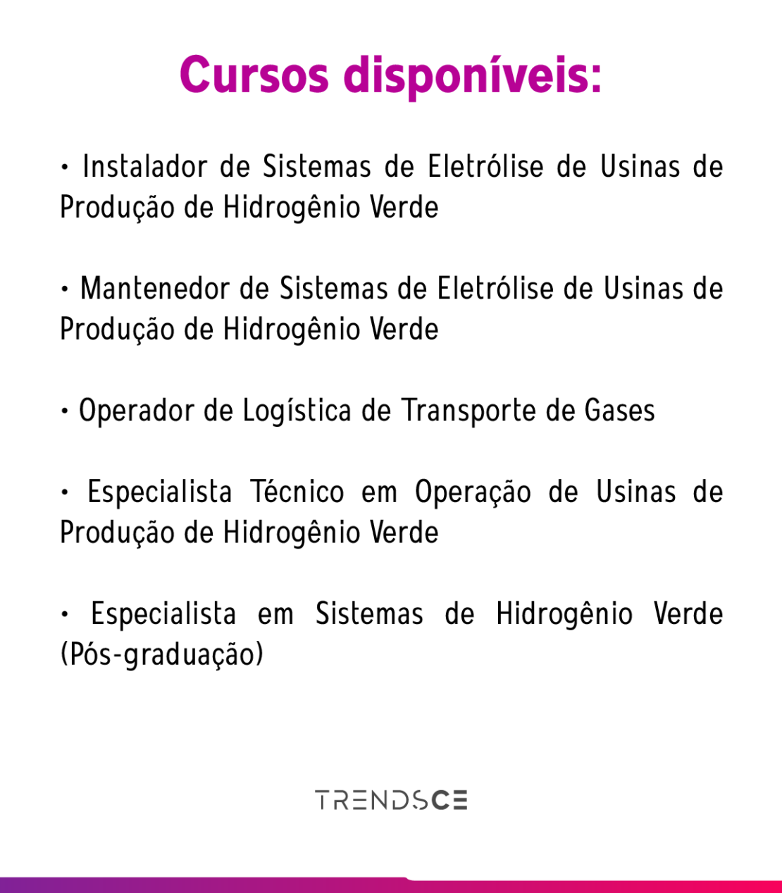 senai disponibiliza cursos sobre hidrogênio verde