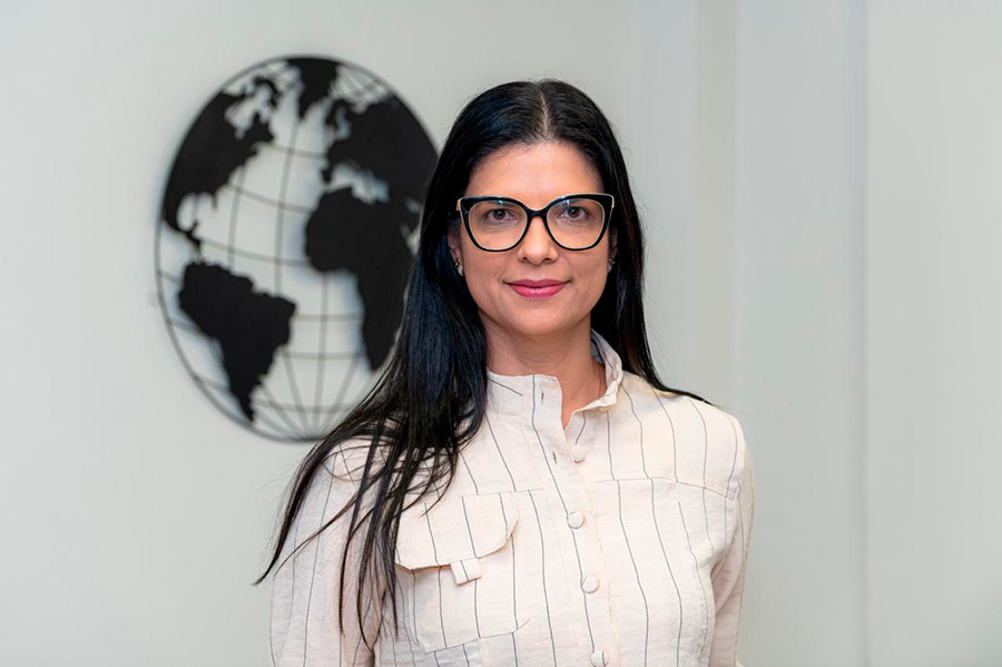 Ana Karina Frota, presidente do Conselho de Relações Internacionais da Federação das Indústrias do Ceará e gerente do Centro Internacional de Negócios da FIEC.