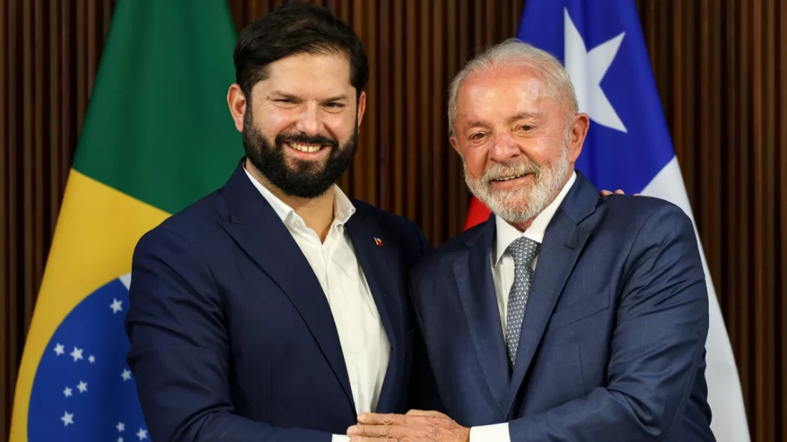 lula e boric brasil e chile