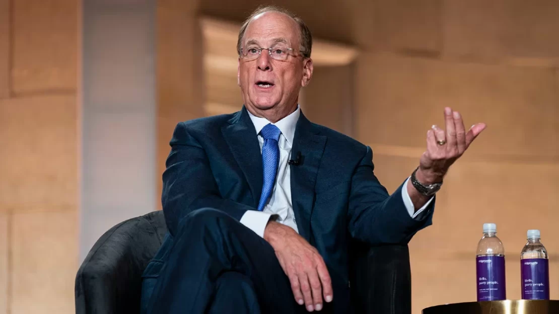 Larry Fink, CEO da BlackRock, investidores