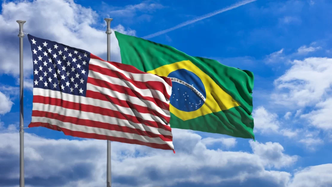 brasil e taxa global dos eua