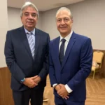 Carlos Gualter Lucena - Presidente do Sindesp-CE e Vice-Presidente eleito da Fenavist e Flávio Sandrini - Presidente Eleito da Fenavist