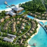 Resorte futurista no Caribe